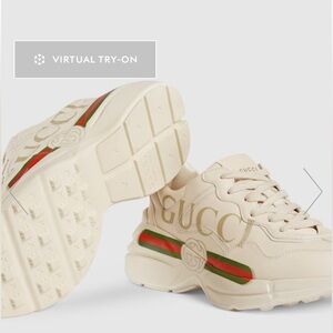 GUCCI RHYTON Sneakers GUCCI LOGO Size 34/4US